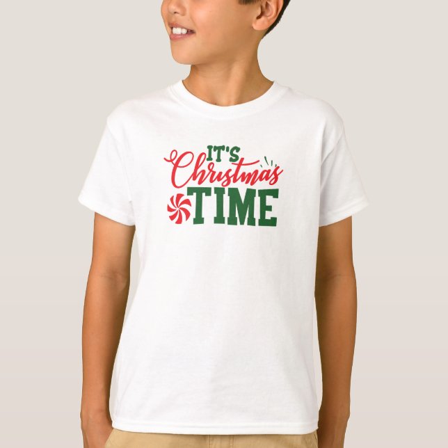 Camiseta Es tiempo de Navidades (Anverso)