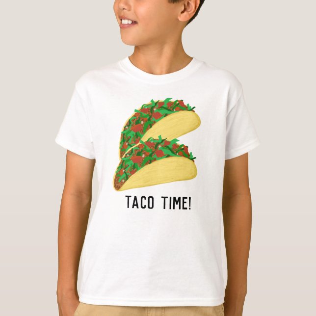 Camiseta ES TIEMPO DE TACO Tacos lindos (Anverso)