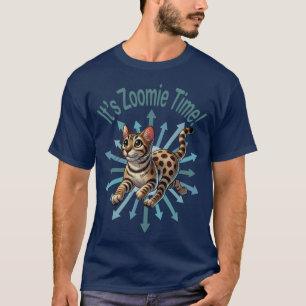 Camiseta Es tiempo de Zoomie Gato Bengalí