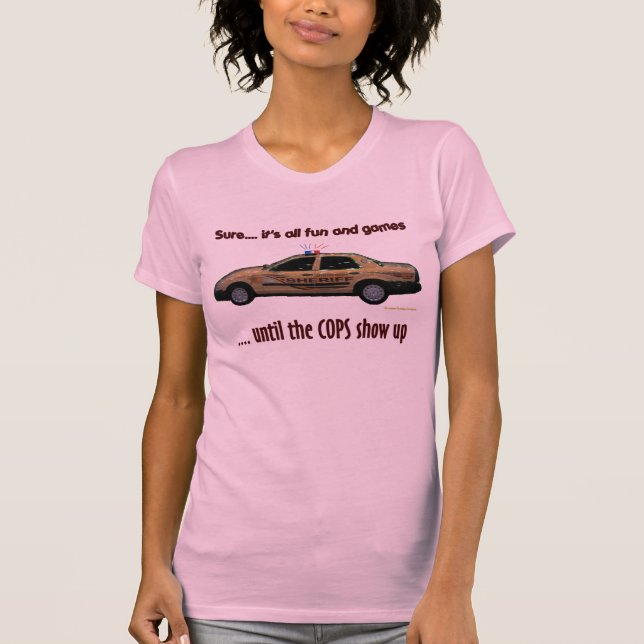 Camiseta Es toda la diversión y juegos HASTA - el tanque (Anverso)