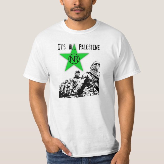 Camiseta ¡Es toda la Palestina! (Anverso)