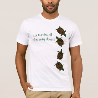 Camiseta Es tortugas hasta el final abajo