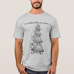 Camiseta es tortugas hasta el final abajo de…