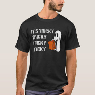 Camiseta Es Tricky Ghost Boo Graciosa Halloween para las mu