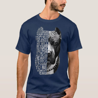 Camiseta Es tu amigo tu compañero tu perro Pitbull