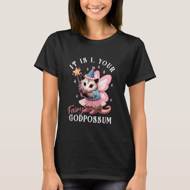 Camiseta Es Tu Fairy Godpossum Cute Magsum (Anverso)