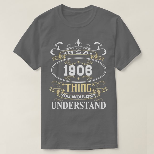 Camiseta Es Un 1906 Que No Se Comprendería. (Diseño del anverso)