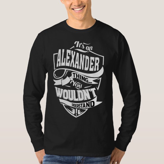 Camiseta Es un Alexander Thing (Anverso)