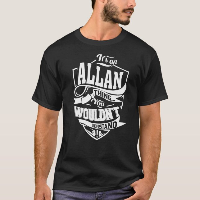 Camiseta Es un ALLAN Thing Gifts Premium (Anverso)