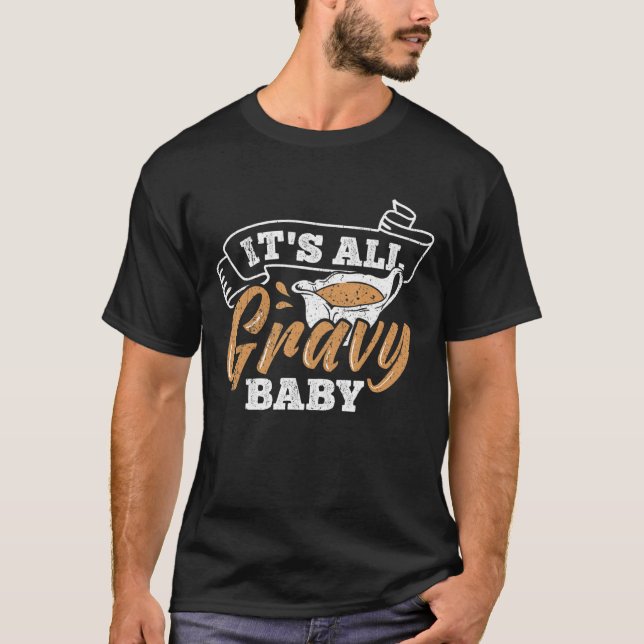 Camiseta Es Un Bebé Gravado - Chicken Mash (Anverso)
