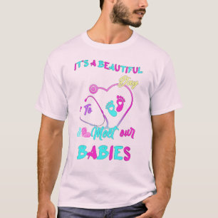 Camiseta "Es un bello día conocer a nuestros bebés - lindo 