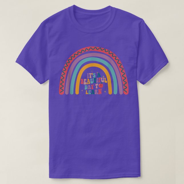 Camiseta Es un bello día para aprender a enseñar Moti (Diseño del anverso)