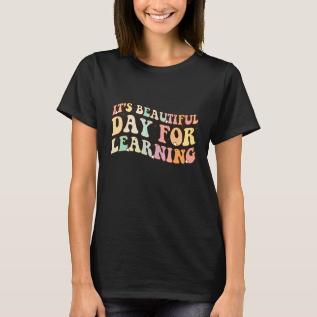 Camiseta Es un bello día para aprender el St. (Anverso)