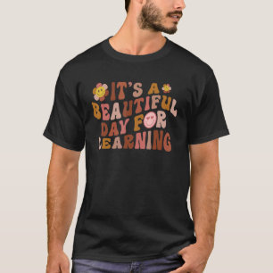 Camiseta Es un bello día para aprender la escuela de profes