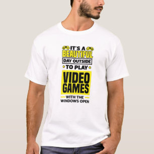 Camiseta Es un bello día para jugar videojuegos G
