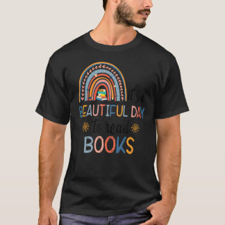 Camiseta Es un bello día para leer libros prohibidos Rainbo
