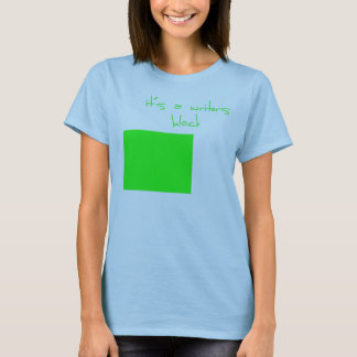 Camiseta es un bloque de los escritores
