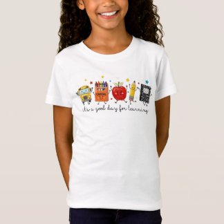 Camiseta Es Un Buen Día Para Aprender Lindo Regreso A La Es