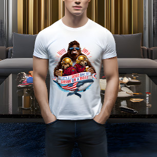 CAMISETA ES UN BUEN DÍA PARA BEBER EN UN BARCO