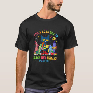 Camiseta Es Un Buen Día Para Cada Iny Humans Gato De Preesc
