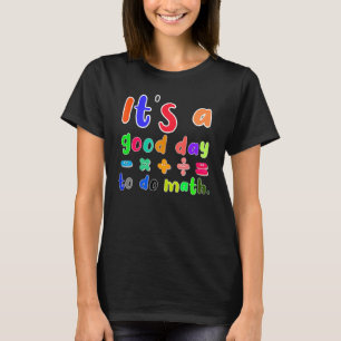 Camiseta es un buen día para el profesor de matemáticas