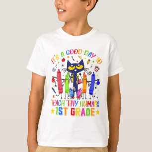 Camiseta Es Un Buen Día Para Enseñar A Pequeños Humanos Gat