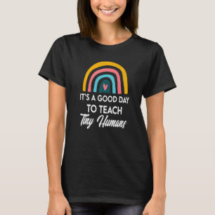 Camiseta Es Un Buen Día Para Enseñar A Un Pequeño Proveedor