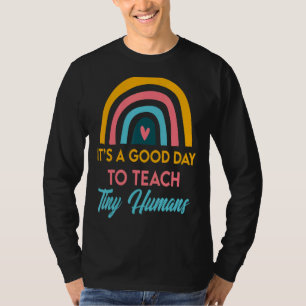 Camiseta Es Un Buen Día Para Enseñar A Un Pequeño Proveedor