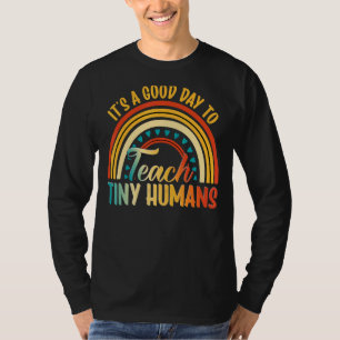 Camiseta Es Un Buen Día Para Enseñar A Un Pequeño Proveedor
