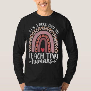 Camiseta Es Un Buen Día Para Enseñar A Un Pequeño Proveedor