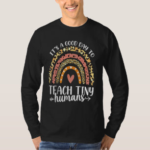 Camiseta Es Un Buen Día Para Enseñar A Un Pequeño Proveedor