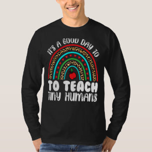 Camiseta Es Un Buen Día Para Enseñar A Un Pequeño Proveedor