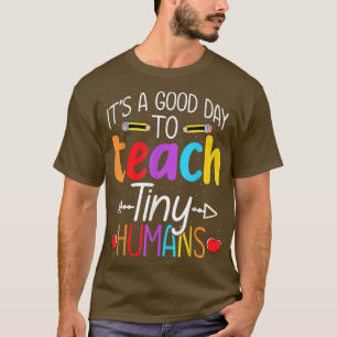 Camiseta Es Un Buen Día Para Enseñar A Un Pequeño Proveedor