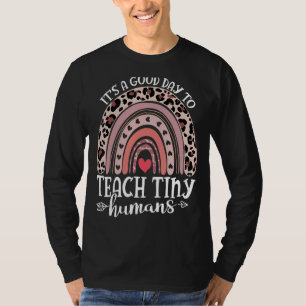 Camiseta Es Un Buen Día Para Enseñar A Un Pequeño Proveedor
