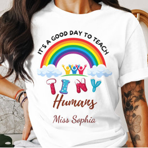 Camiseta Es un buen día para enseñar el arcoiris a los huma