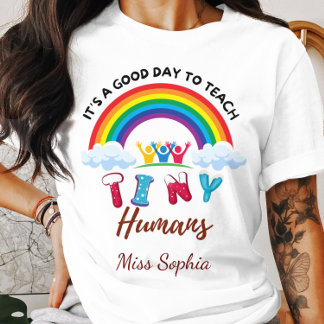Camiseta Es un buen día para enseñar el arcoiris a los huma
