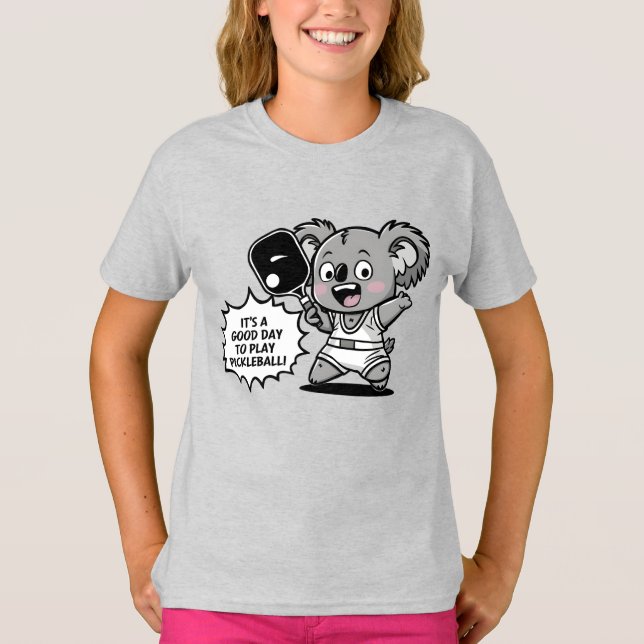 Camiseta Es un buen día para jugar al baloncesto (Anverso)