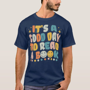 Camiseta Es Un Buen Día Para Leer La Divertida Biblioteca D