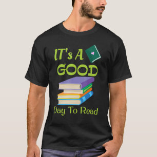 Camiseta Es un buen día para leer la lectura 3