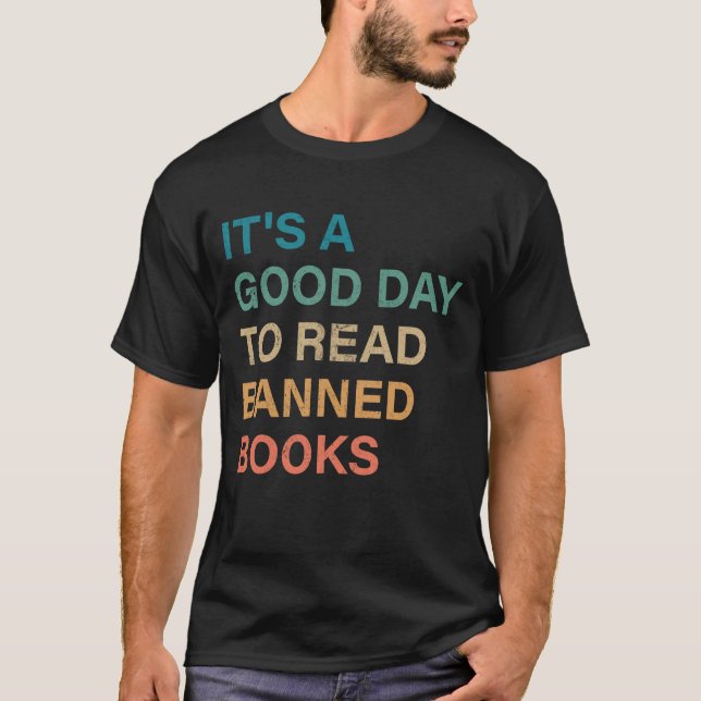 Camiseta Es un buen día para leer libros prohibidos diverti (Anverso)