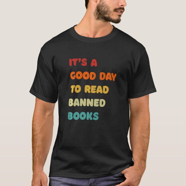 Camiseta Es un buen día para leer libros prohibidos lectore (Anverso)