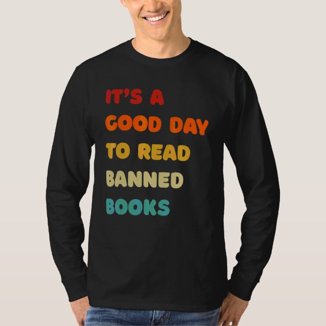Camiseta Es un buen día para leer libros prohibidos lectore (Anverso)