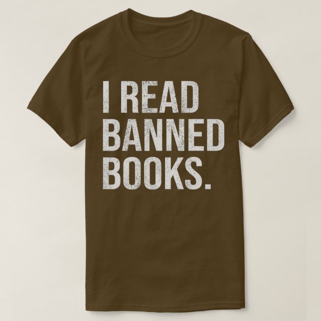 Camiseta Es un buen día para leer libros prohibidos - Leí l (Diseño del anverso)
