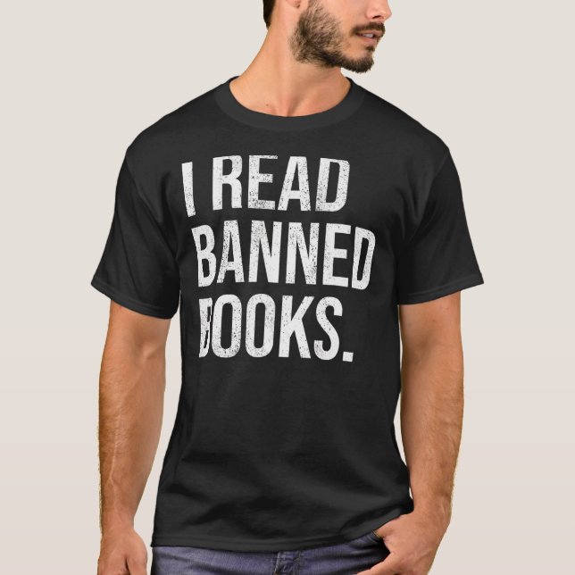 Camiseta Es un buen día para leer libros prohibidos que leo (Anverso)