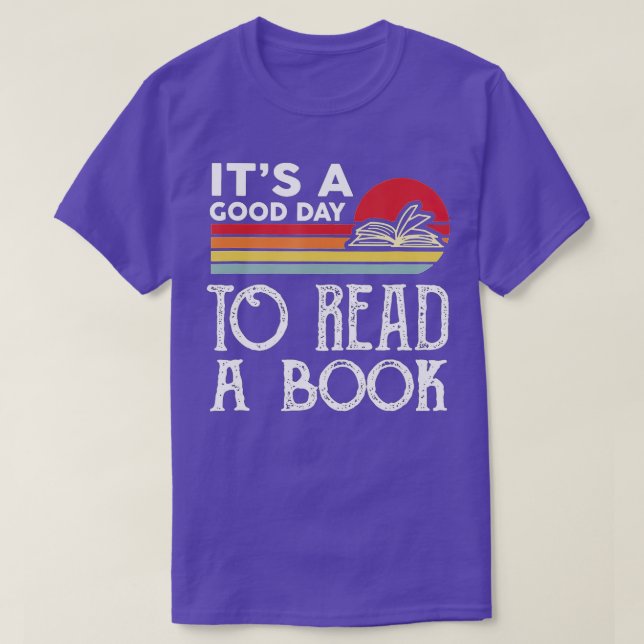 Camiseta Es un buen día para leer un libro (Diseño del anverso)