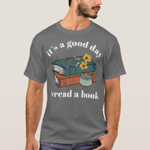 Camiseta Es un buen día para leer un libro bibliotecario pr