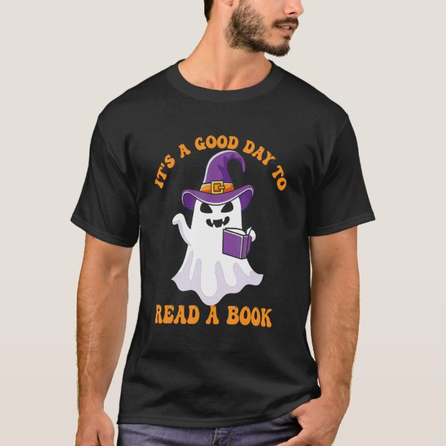 Camiseta Es un buen día para leer un libro de lectura fanta (Anverso)