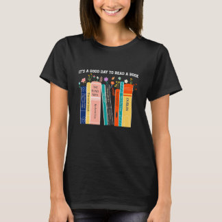 Camiseta Es un Buen Día para Leer un Libro Diseño Colorido