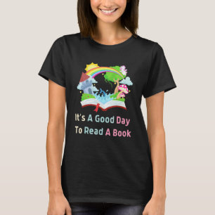 Camiseta Es Un Buen Día Para Leer Un Libro , Gusano De Lib
