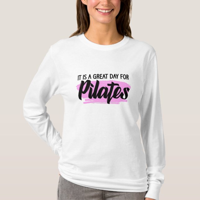 Camiseta es un buen día para los pilates (Anverso)